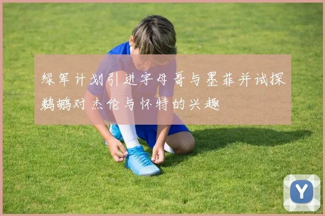 绿军计划引进字母哥与墨菲并试探鹈鹕对杰伦与怀特的兴趣